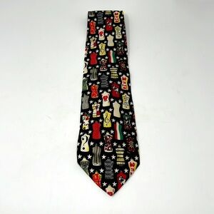 Moschino Dress Forms Silk Men's Tie Vintage